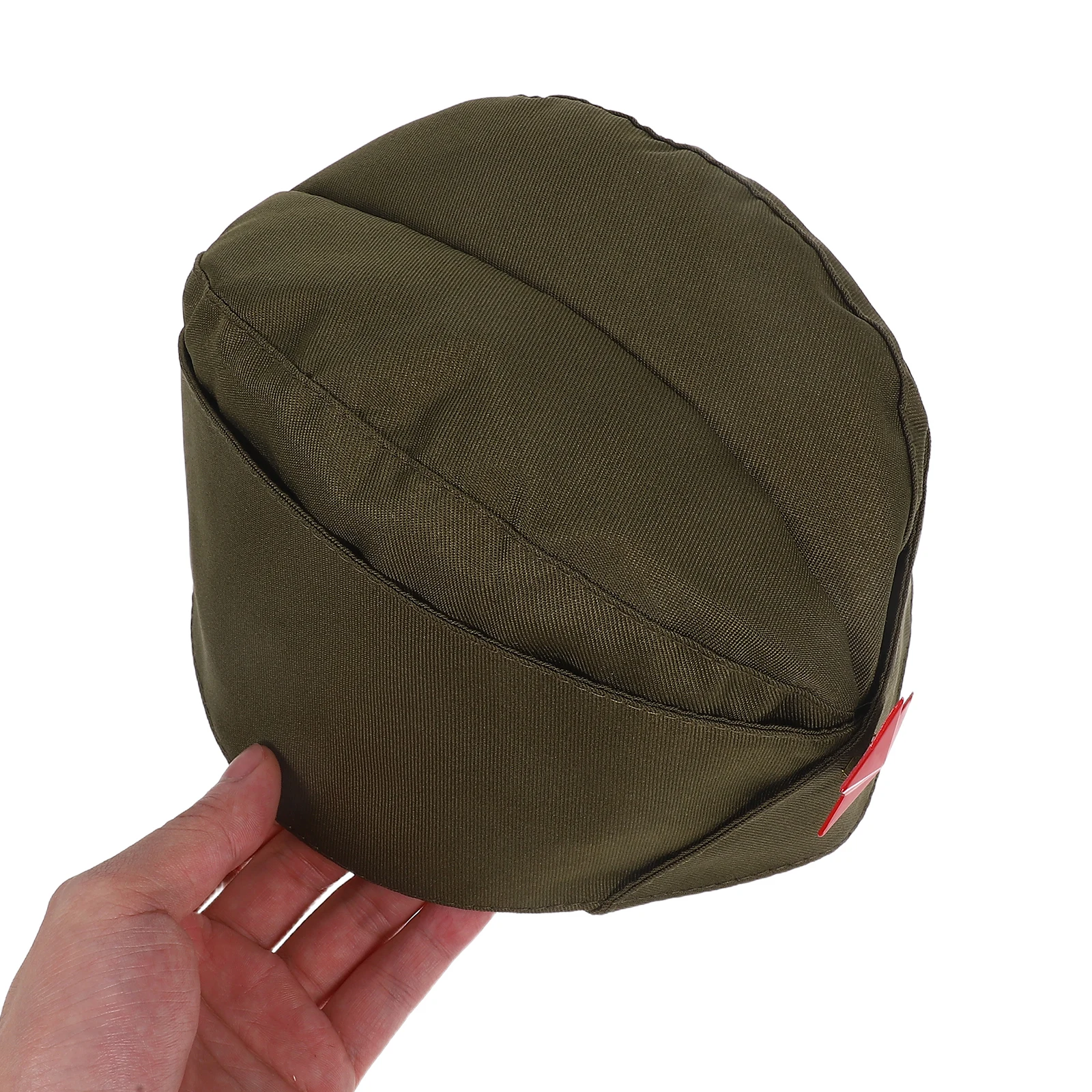 

1Pcs Canvas Beret Sailor Dance Hat Military Stage Performance Russian Tricorne Lightweight Party Square Dance Chic