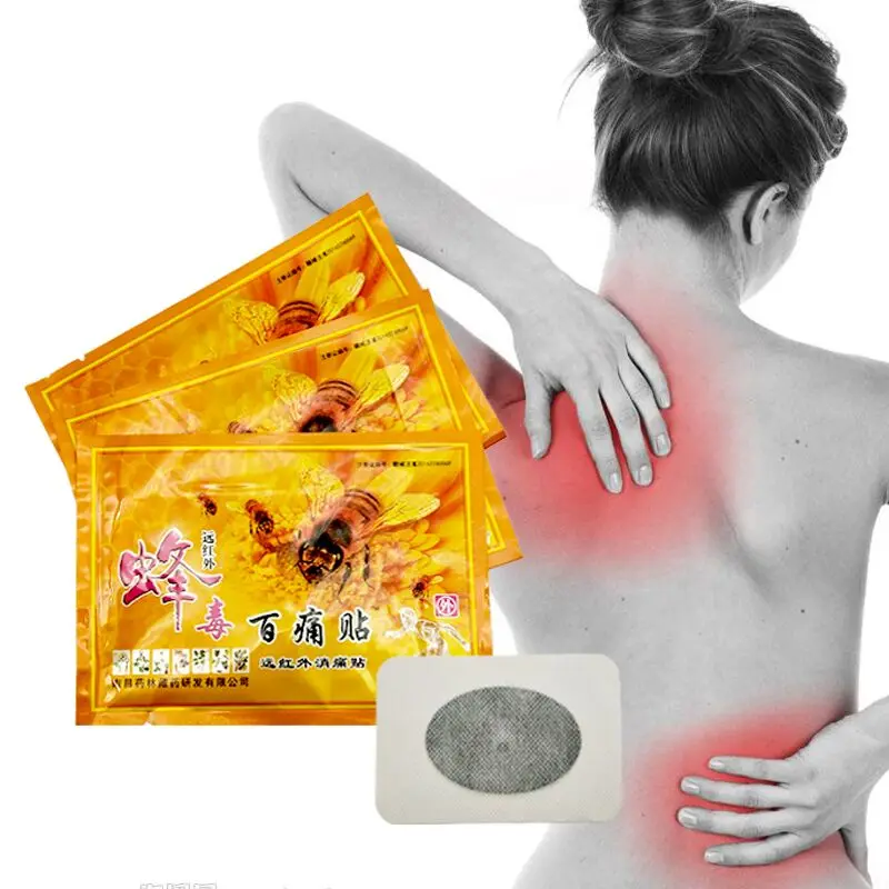 22Bags Bee Venom Pain Plasters Effective relief knee joint pain leg joint pain Leg musle pain Medical plaster Dropshipping