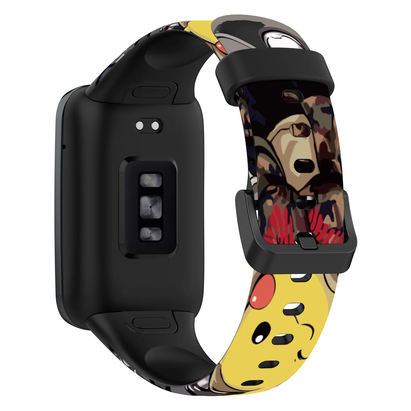 Siliconen Band Voor Xiaomi Mi Band 7 Pro Fashion Sport Print Patroon Strap Smart Horloge Vervanging Armband Polsbandje Accessoires