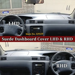 Suede Leather Dashmat Dashboard Cover Pad Dash Mat Auto Accessories for Toyota Camry XV20 20 1997 - 2001 1998 1999 2000