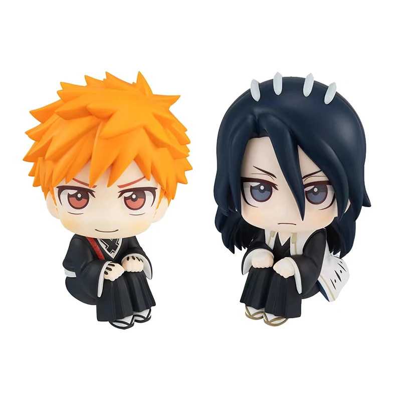 Anime BLEACH Action Figure Look Up Doll Ichigo Kurosaki Nendoroid Kuchiki Byakuya Q Version Figures PVC Model Collection Toys