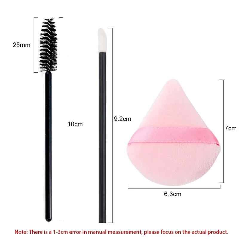 Descartável Lip Brush Set, Lash Mascara, pincéis de maquiagem, batom Wands, aplicador para sobrancelha, ferramentas de extensão de cílios, acessórios