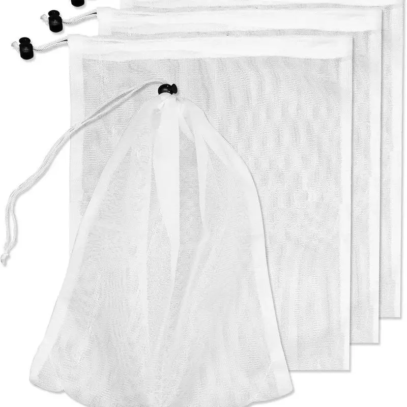 Pool Socks For Skimmer Basket Drawstring Pool Skimmer Cleaning Liners Fine Mesh Bags Skimmer Socks Dust Bags For In-ground And