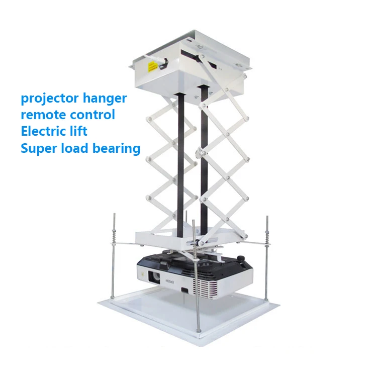 Imagem -02 - Projetor Stand com Controle Remoto Elevador Elétrico Tesoura Montagem no Teto Apto para Cinema Igreja Hall Escola 220v L1000