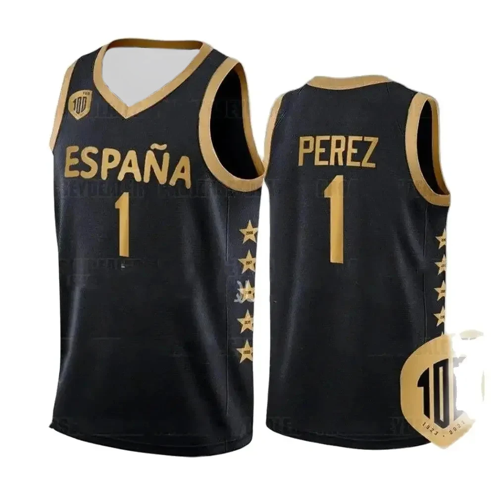 

24-25 Summer New Spanish Basketball Vest Breathable Sweat-Absorbent Fan Jersey High Quality Boys And Girls Universal Size Tops