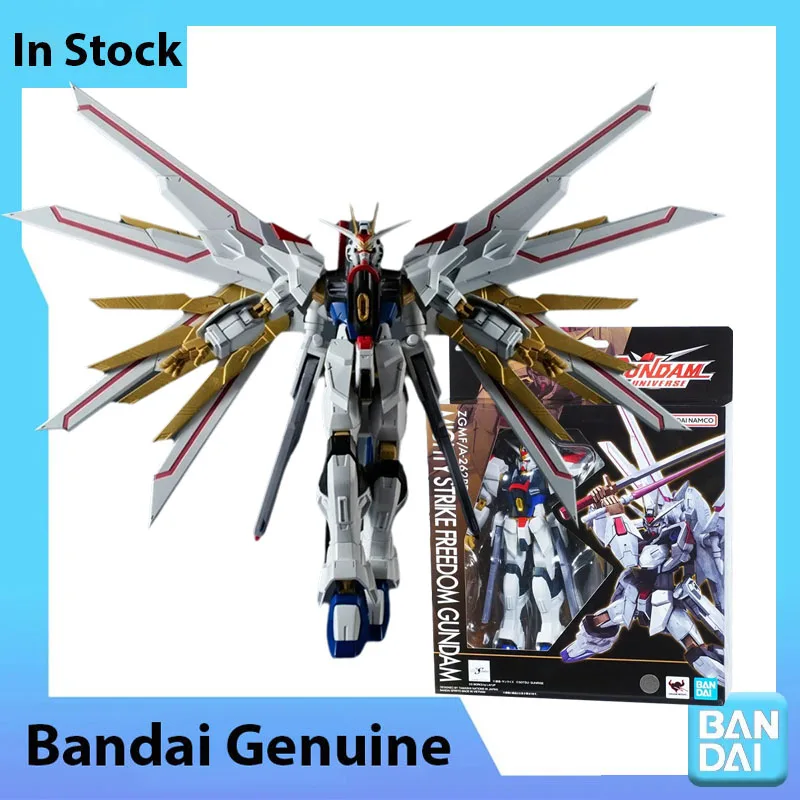 Kit de modèle Gundam 100% authentique Bandai GU ZGMF/A-262PD-P Mighty Strike Freedom, collection de figurines d'action d'anime, jouets modèles finis