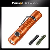 Wurkkos FC11C Nichia 519A Buck Circuit Hiking 18650 Flashlight Max ouput 1200 LM USB C Rechargeable EDC Torch Father's Day Gifts