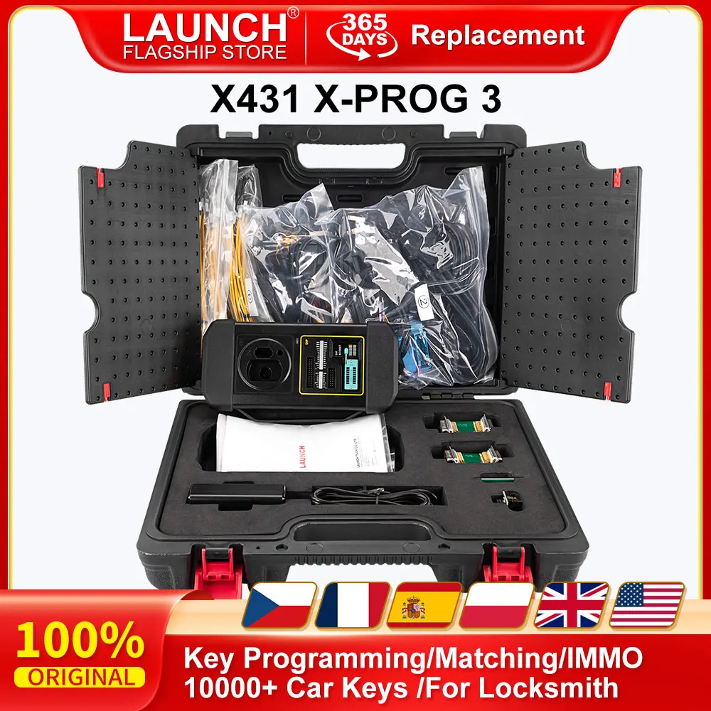 

LAUNCH X431 X-PROG 3 Key Programming Immobilizer Programmer Car Key Programmer Tool XPROG3 For X431 V pro3s+ X431 V+ PAD V PAD