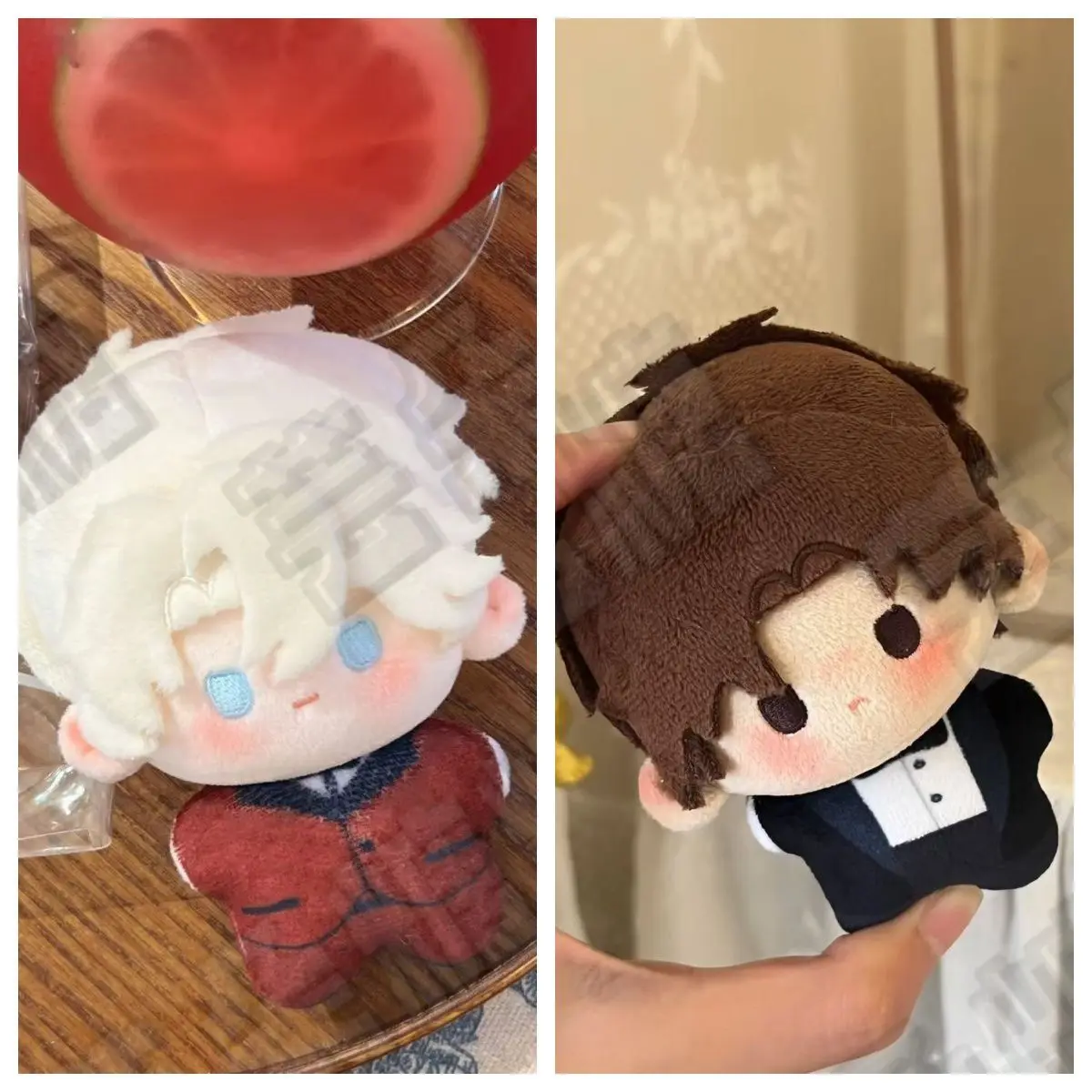 

10cm BL Manhwa Codename Anastasia Plush Pendant Kwon Taekjoo Zhenya Cosplay Stuffed Cotton Doll Starfish Body Keychain Xmas Gift