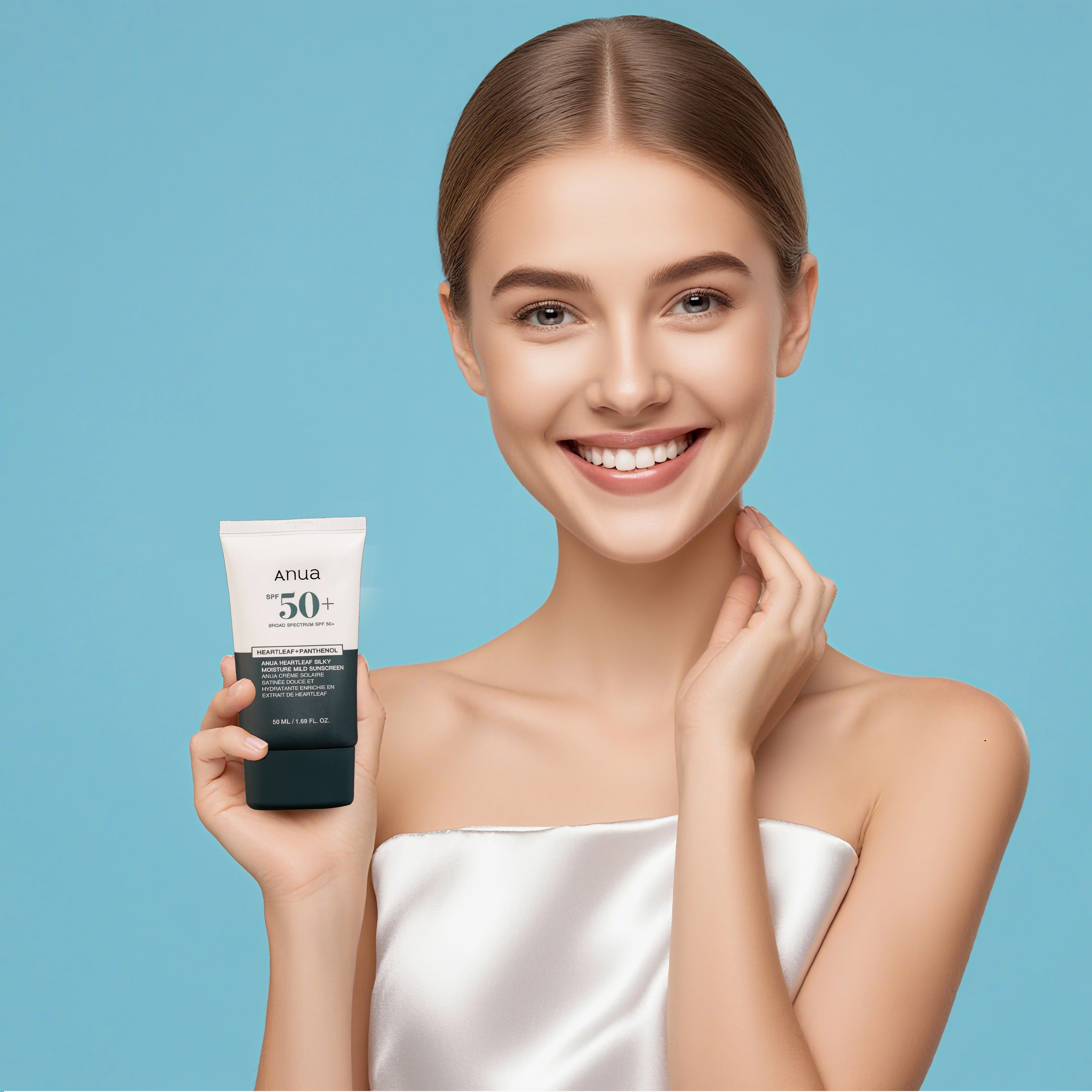 50ml日焼け止めスキンケアUVカットアンチエイジング耐性日焼け止めリフレッシュ保湿メイクアップ日焼け止めクリームスキンケア