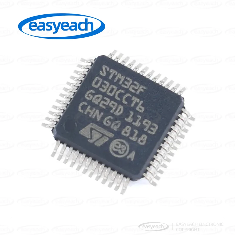 STM32F030CCT6 LQFP-48 48MHz 256KB Flash/microcontrolador de 32 bits-microcontrolador MCU