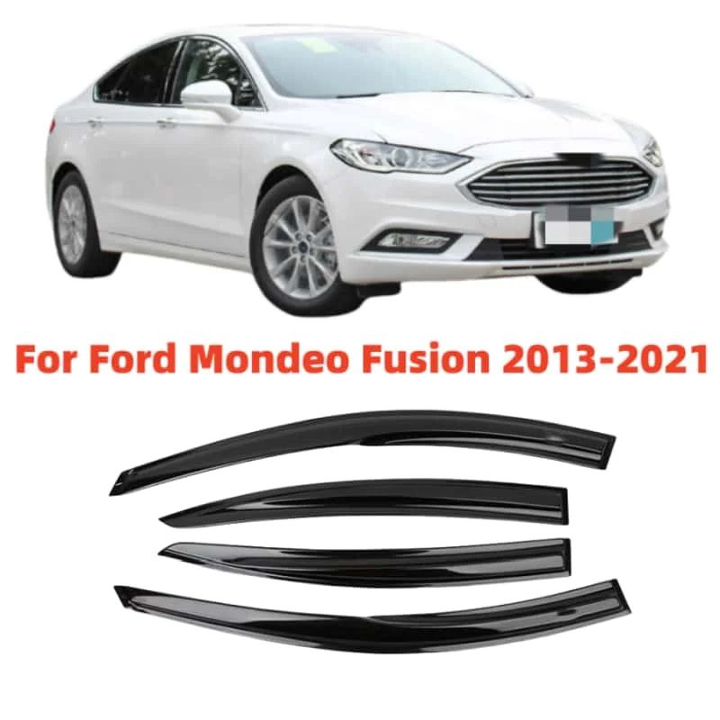 

For Ford Mondeo Fusion 2013-2021 Window Visors Rain Guard Side Vent Deflector Weathershield Moulding Trim Cars Accessories