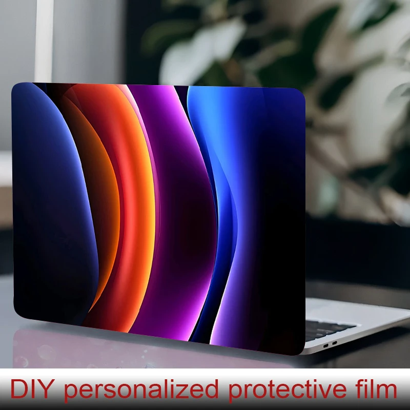 

2 laptop stickers Geometric Pattern Protective film, DIY scratch resistant sticker