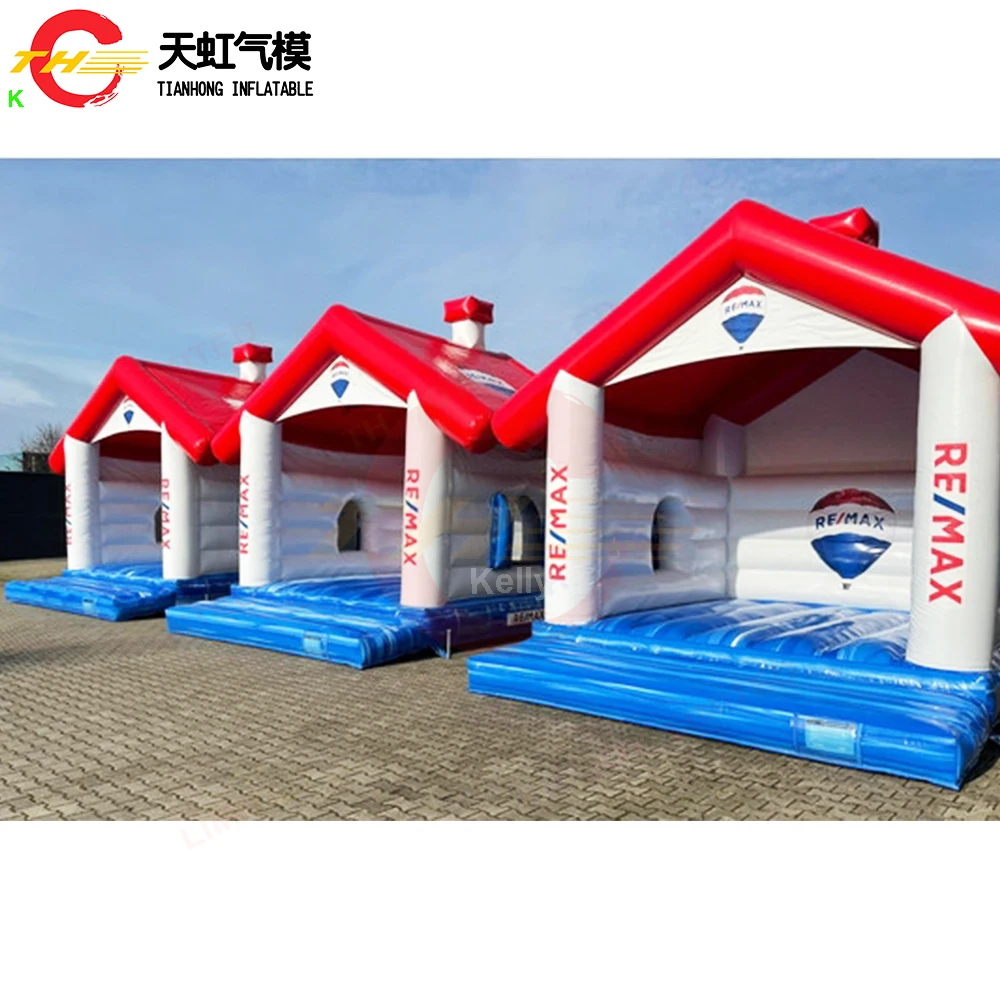 Free Door Shipping 4x3m/5x4m Inflatable Bouncer House Children Air Bouncy Castle Carnival Toys