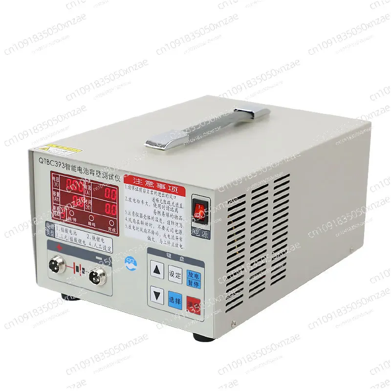 

QTBC393 Iron Lithium Manganese Acid Polymer Lead Acid Battery Capacity Tester Electric Vehicle Battery Discharge Meter 12-72V