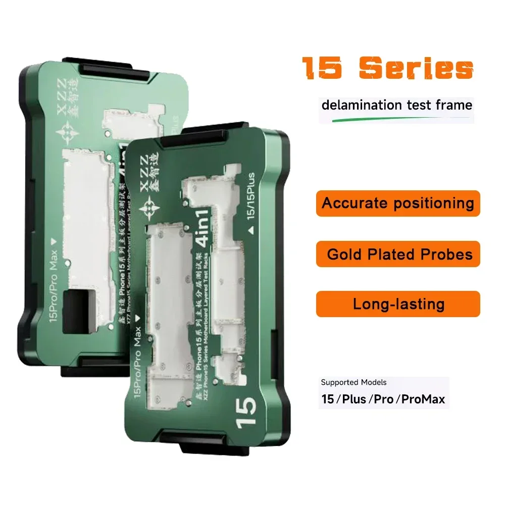 

XZZ 4in1 iSocket Tester Motherboard Layered Testing Function Tool For iPhone 15 series Dual Frame Middle Layer Fixture Testing