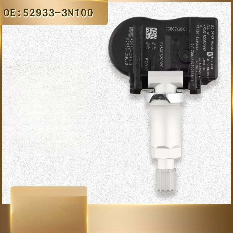 

52933-3N100 529333N100 4pcs Tire Pressure Sensor for Kia Hyundai Santa Fe FOR 2012-2018 HYUNDAI SANTA FE LII (DM)