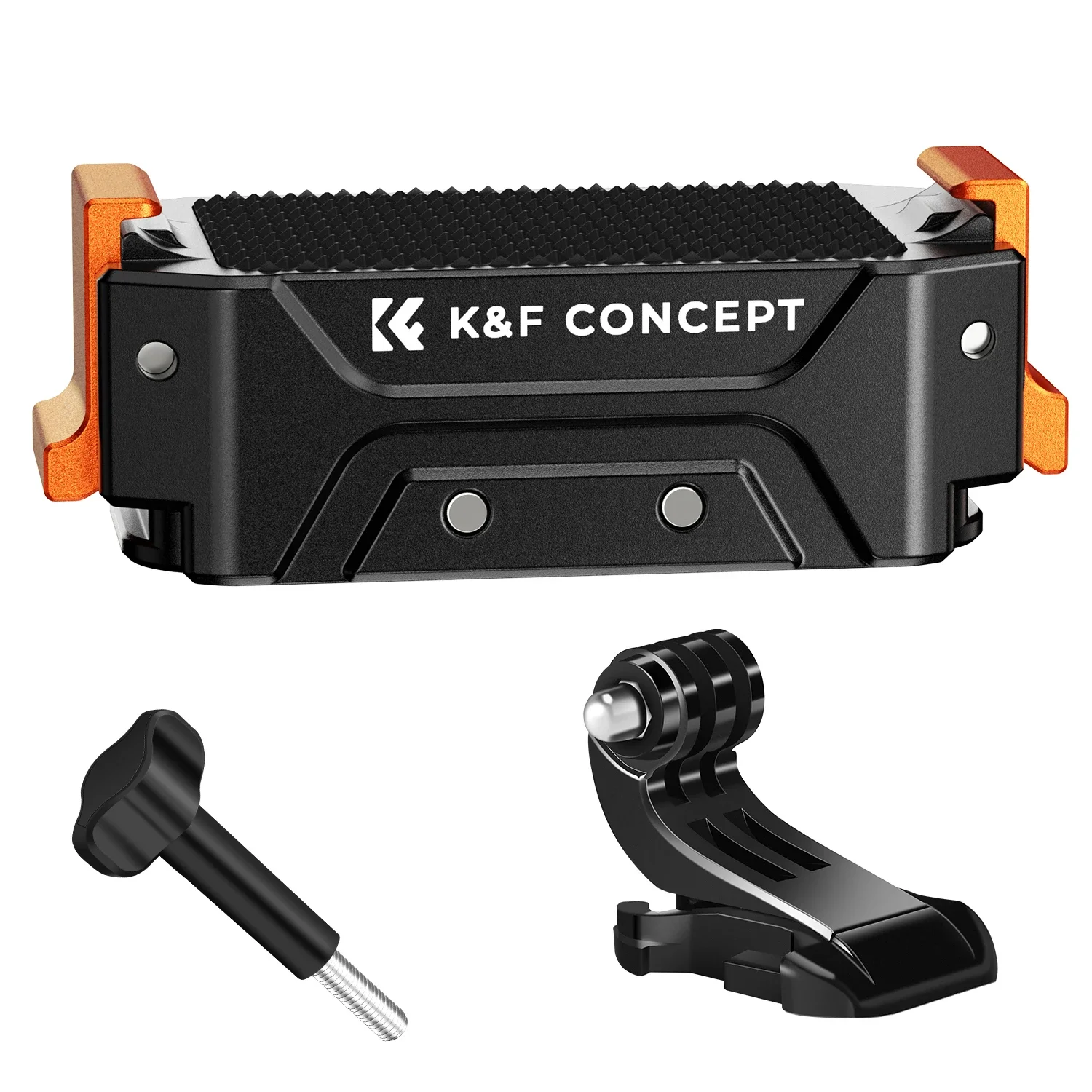 K&F CONCEPT Magnetische Quick Release-adapters met Aluminium Beugel voor DJI Osmo Action 5 Pro/4/3 + Cold Shoe Statiefadapter voor DSLR-camera’s
