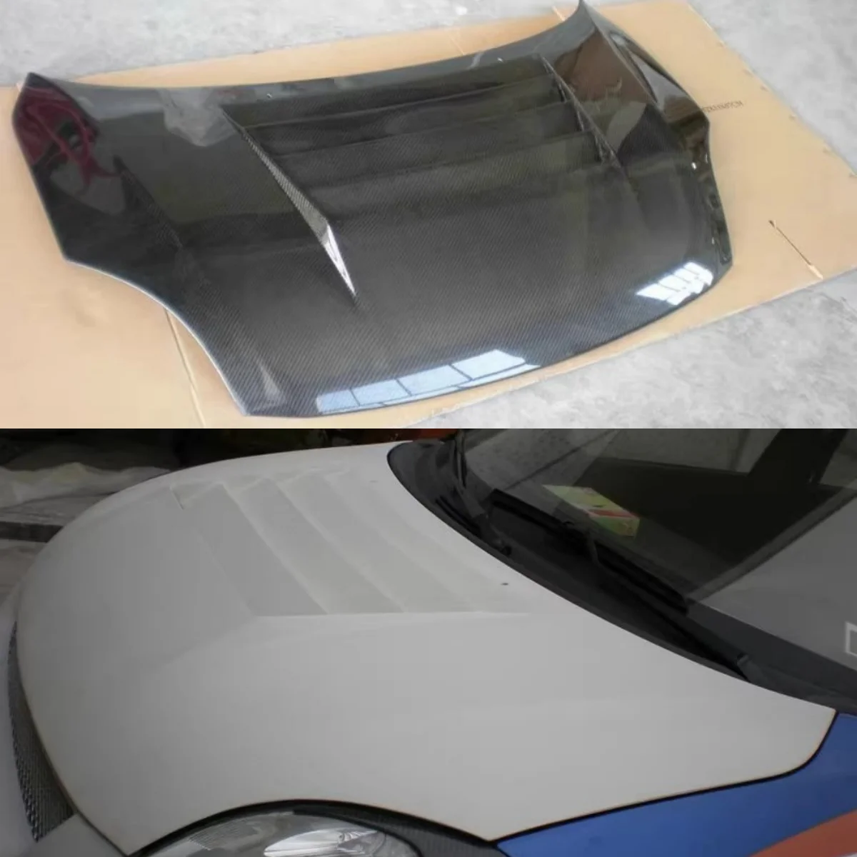 

Carbon Fiber or Rear Engine Hood For Suzuki Swift SLR 2005-08 Modified Engine Cover Bonnet Light Weight Cover Car Accessories