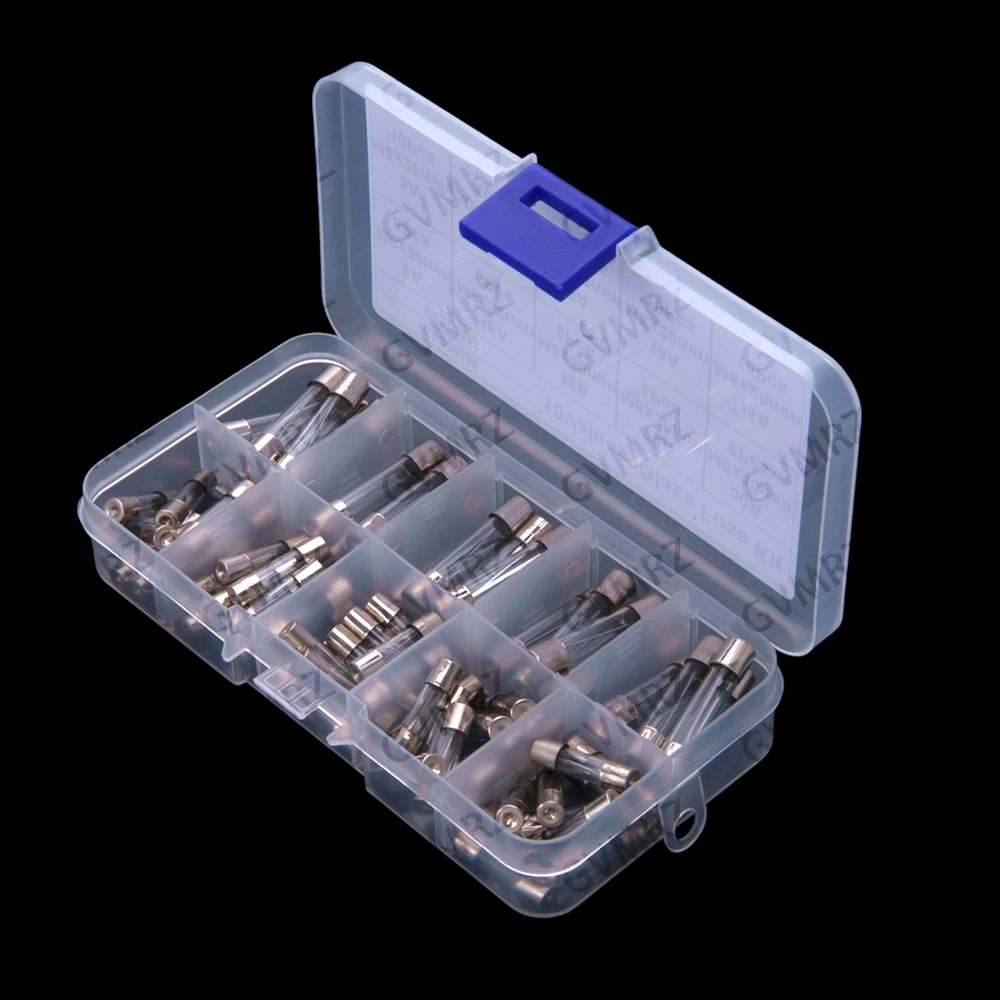 10Valus 8A 10A 15A 5A 10A 15A 20A 3A-30A 6x30mm 5x20mm 250V Glass Fuse, Fuse Tube, 3A 5A  30A  5*20mm 6*30mm