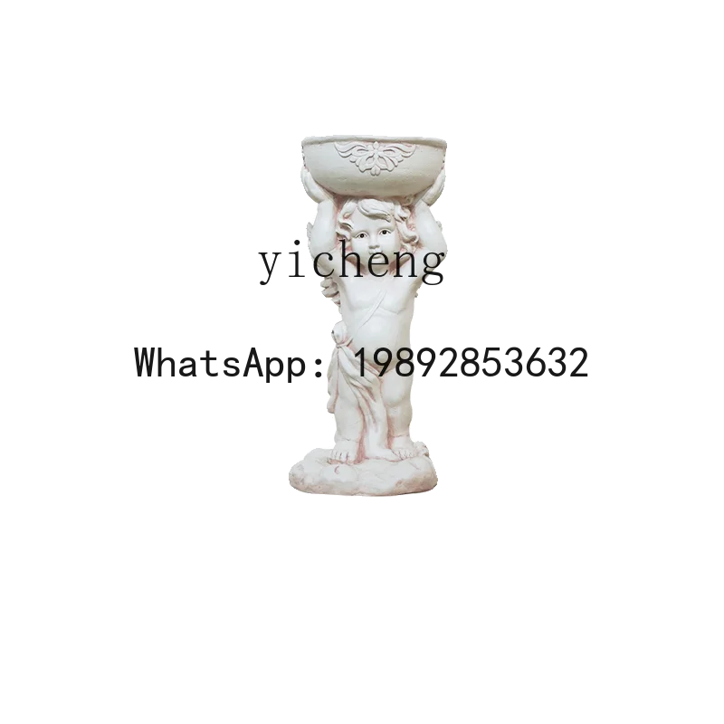 XX European base figure sculpture flower pot garden retro ornament living room garden home decoration