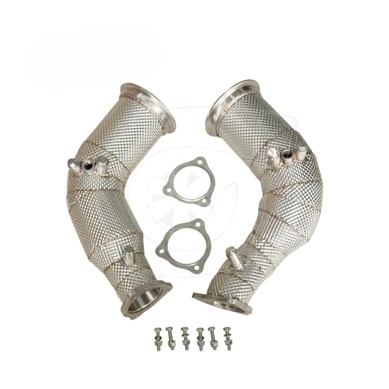 

Выхлопная труба для RS4 B9 RS5 F5 2.9T 20+ LHD с теплозащитным экраном и OPF