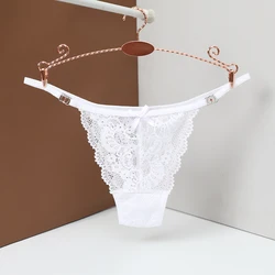 Sexy Lace Women's panties Low-waist Underwear Thong Women Hollow Out Thongs Breathable Female Lingerie Embroidery Intimates