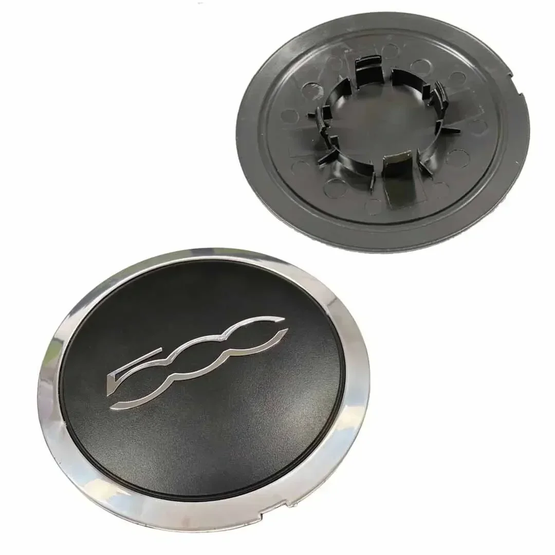 1/4pcs Hubcap 133mm Wheels Centre Hub Caps Set 68078419AC 68078421AC Dust Cover Wheel Hub Cap Replacement 51884863 for Fiat 500