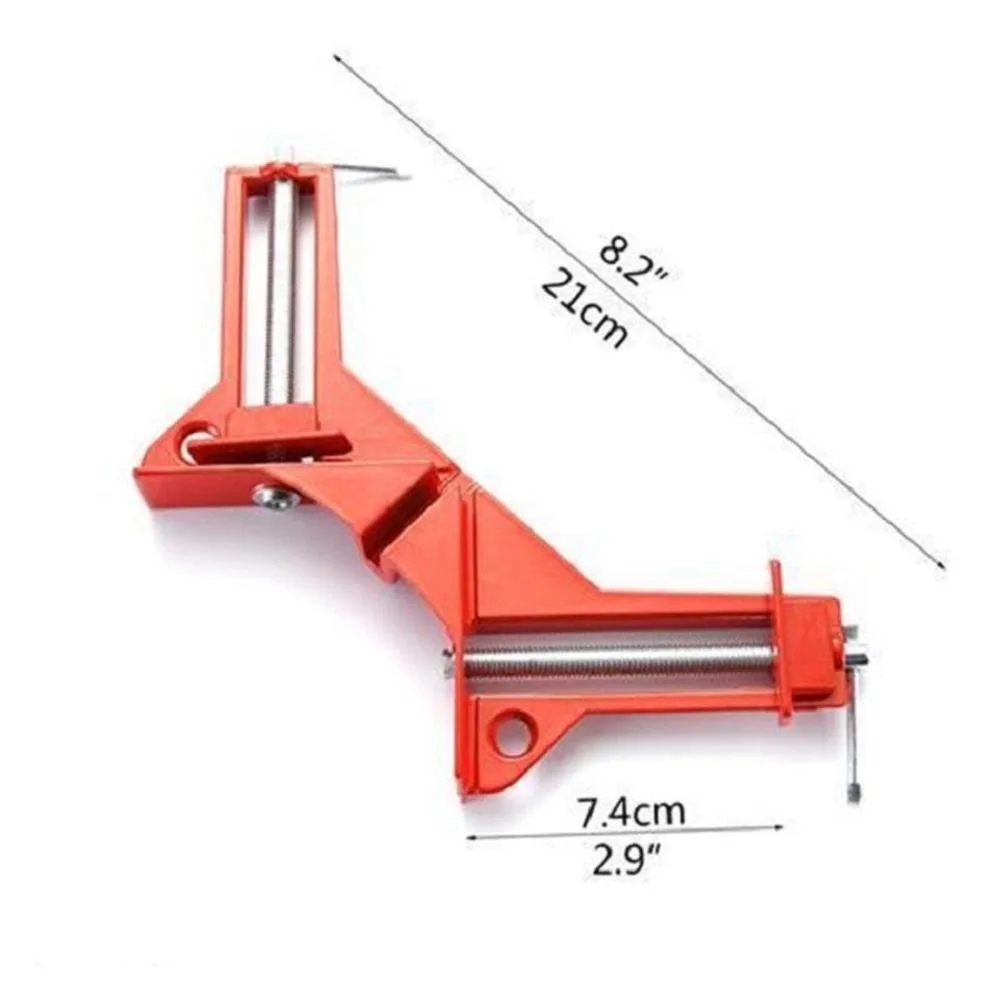 4-Piece Corner Clamp 90 Degree Right Angle Outside Vise Frame Holder Timber Work