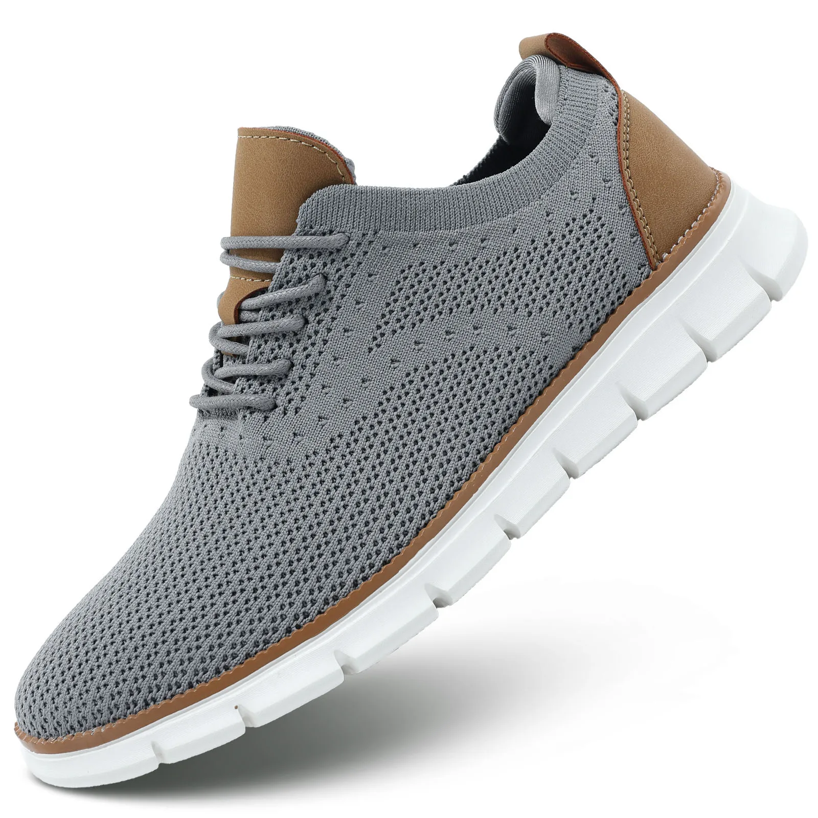 Mesh casual sneakers voor heren Lichtgewicht ademende kledingschoenen Comfortabele wandelschoenen Oxford-schoenen Trainers voor heren