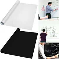 Reusable Adhesive Chalkboard Paper Thicken Office Home Decor Removable Durable Chalkboard Stickers For Teaching Drawing Painting