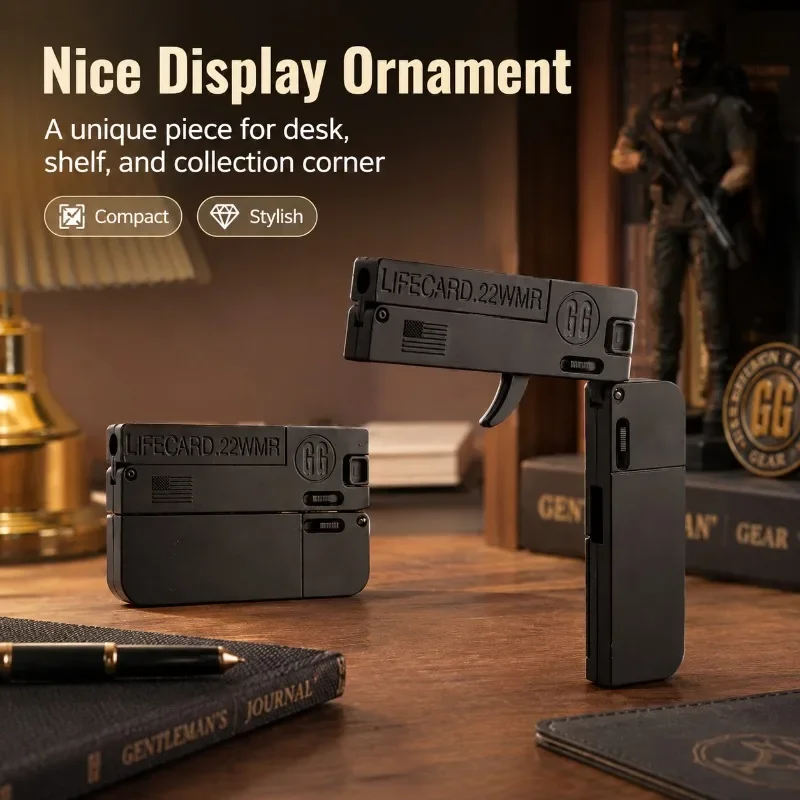 Exquisite Premium Texture Alloy Foldable Craft Model Desktop Display Ornament Nice Christmas Gift for Teen Boys Hobby Collection