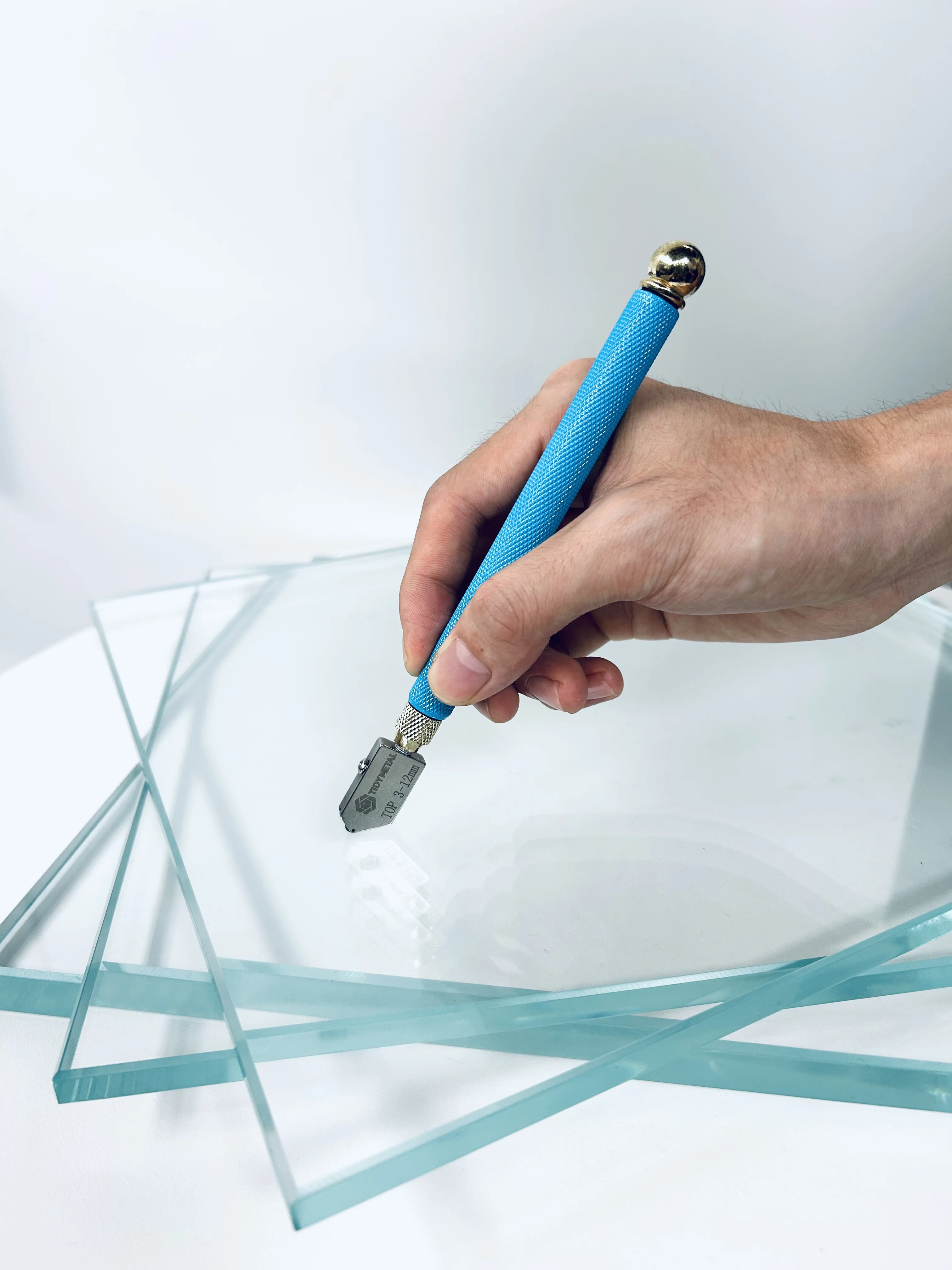 الأكثر شعبية DIY تغذية النفط الماس الزجاج قطع الصناعية الصف للأغراض العامة فائدة الزجاج القاطع أداة القطع قبضة سهلة