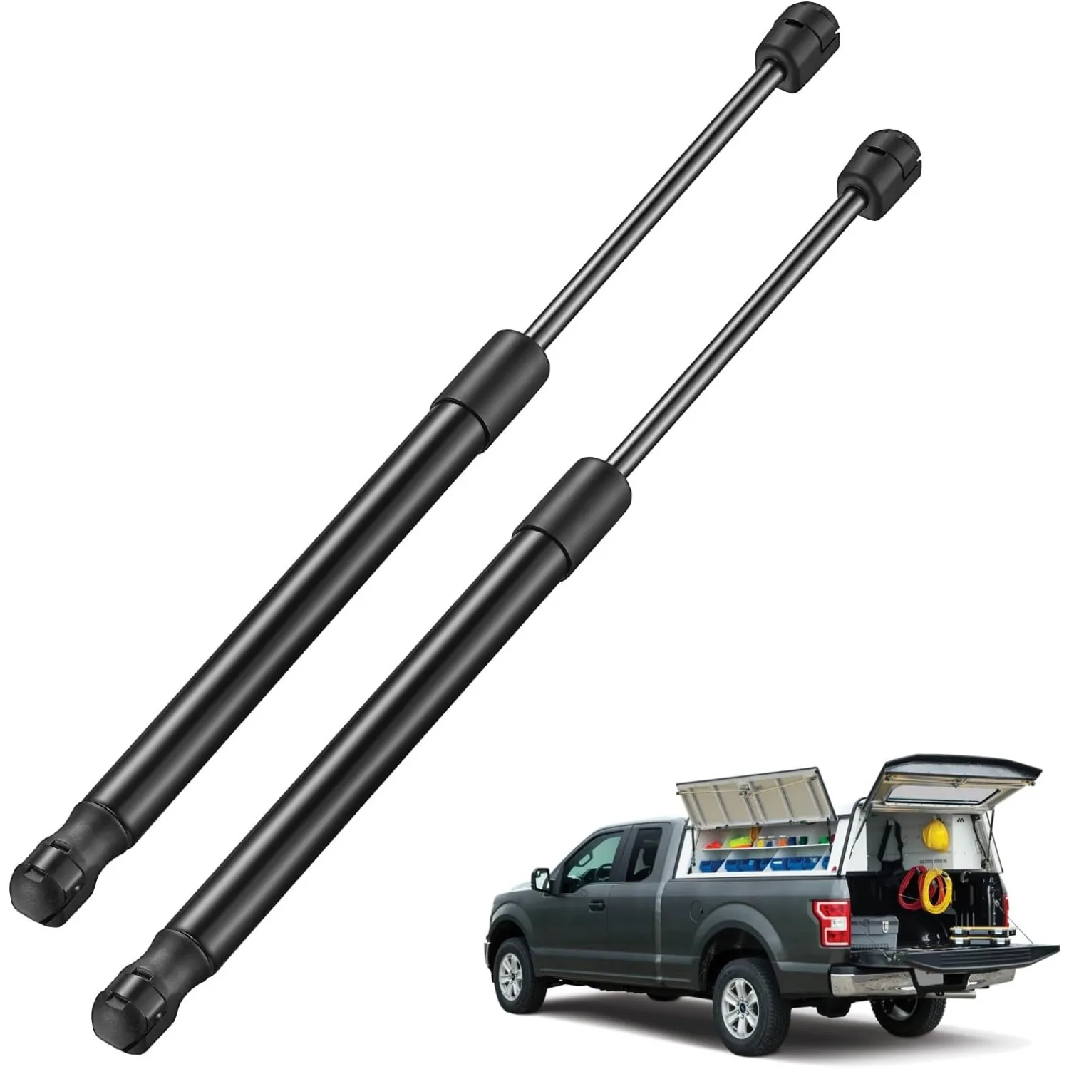 

ML3385 Газовые стойки 15 дюймов, 90 фунтов (2 шт.) — для грузового люка, ящика для инструментов для грузовиков, заднего окна корпуса кемпера