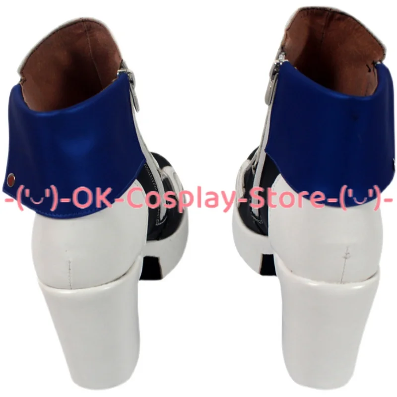 Game Honkai Impact 3 Bronya Zaychik Cosplay Shoes PU Leather Shoes Halloween Carnival Boots Cosplay Prop Custom Made