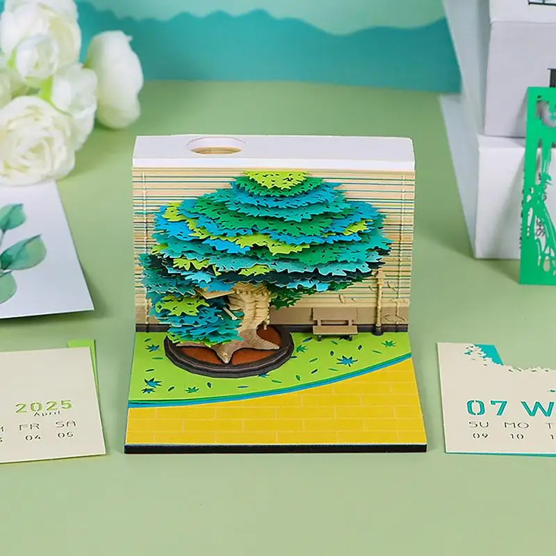 3D Calendar 2027 with Built-in LED Light for Organized and Aesthetically Pleasing Desks