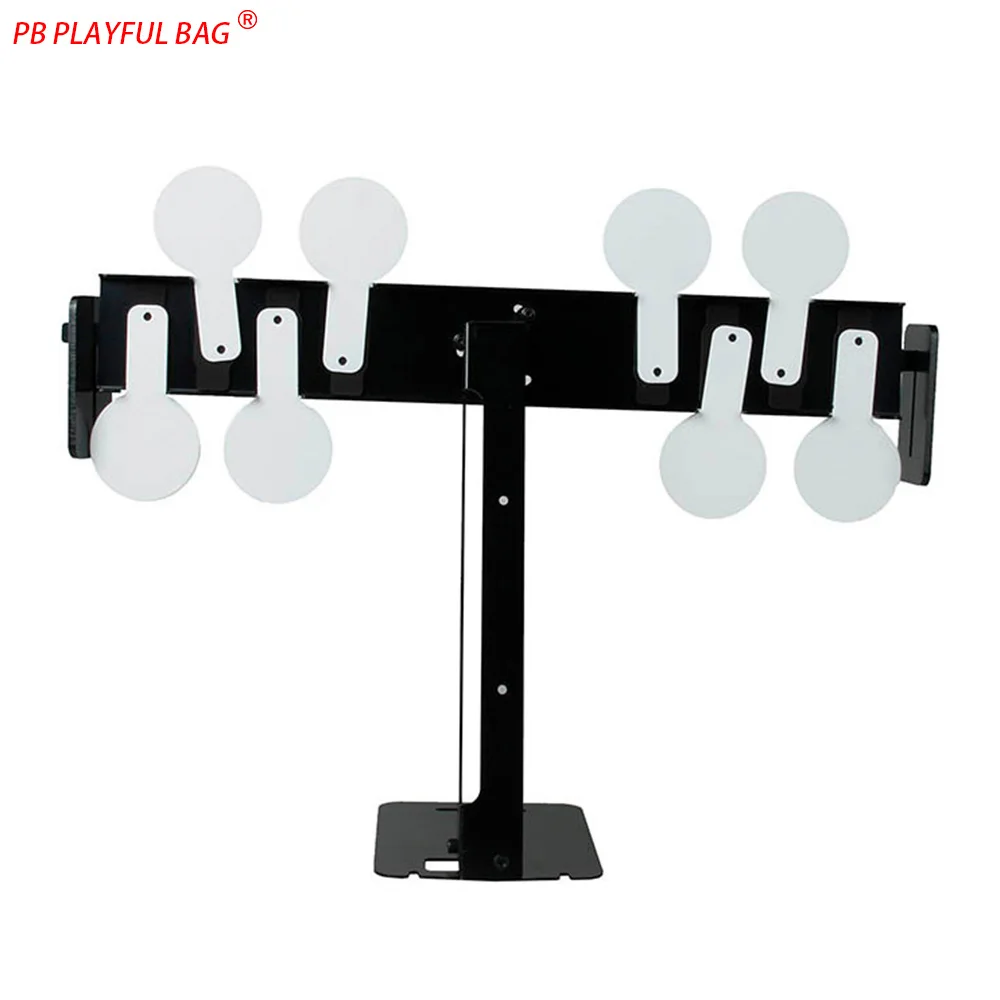 360 Degree Rotating Metal Target Balanced Target Tree With 8 Target Plates Shooting Practice For Airsoft BB Toy Gun QJ119