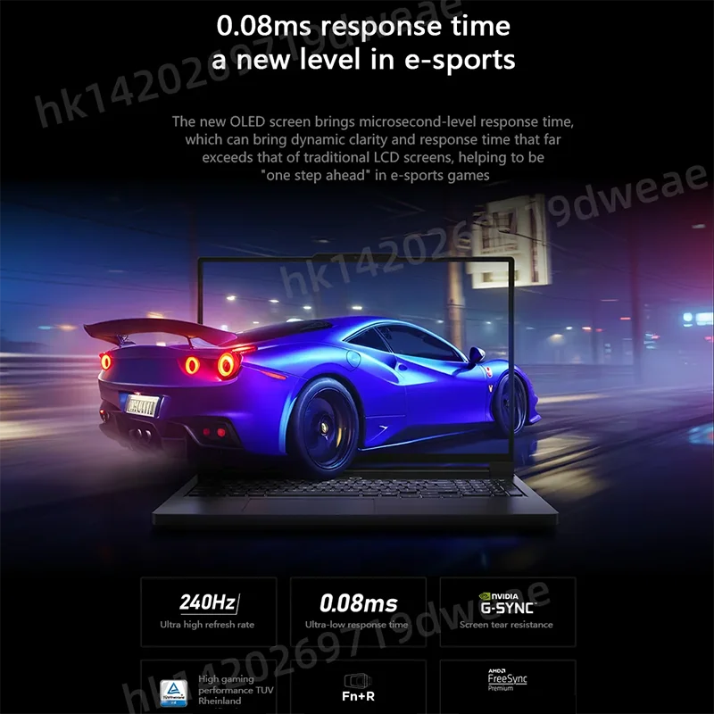 شاشة Lenovo Legion R9000P 2025 R9 9955HX GeForce RTX5060 مقاس 16 بوصة 2.5K 240 هرتز OLED #5