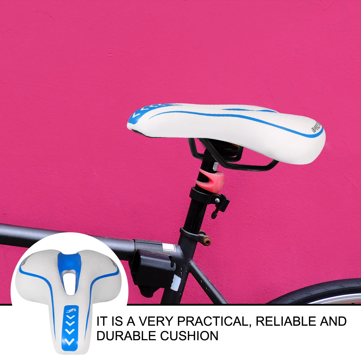 

Ergonomic Hollow Bike Saddle Premium Material Comfortable Breathable for Long Distance Outdoor Cycling Bike Saddle