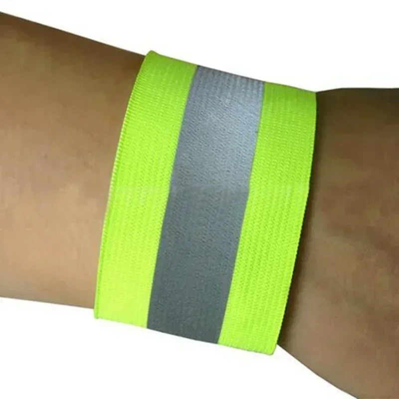 Reflective Bands Elasticated Armband Wristband Ankle Leg Straps Safety Reflector Tape Straps for Night Jogging Biking Running