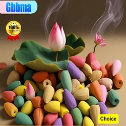 200pcs Multiple mixed scents backflow incense for yoga Indoor fragrance，Matches well with incense burner