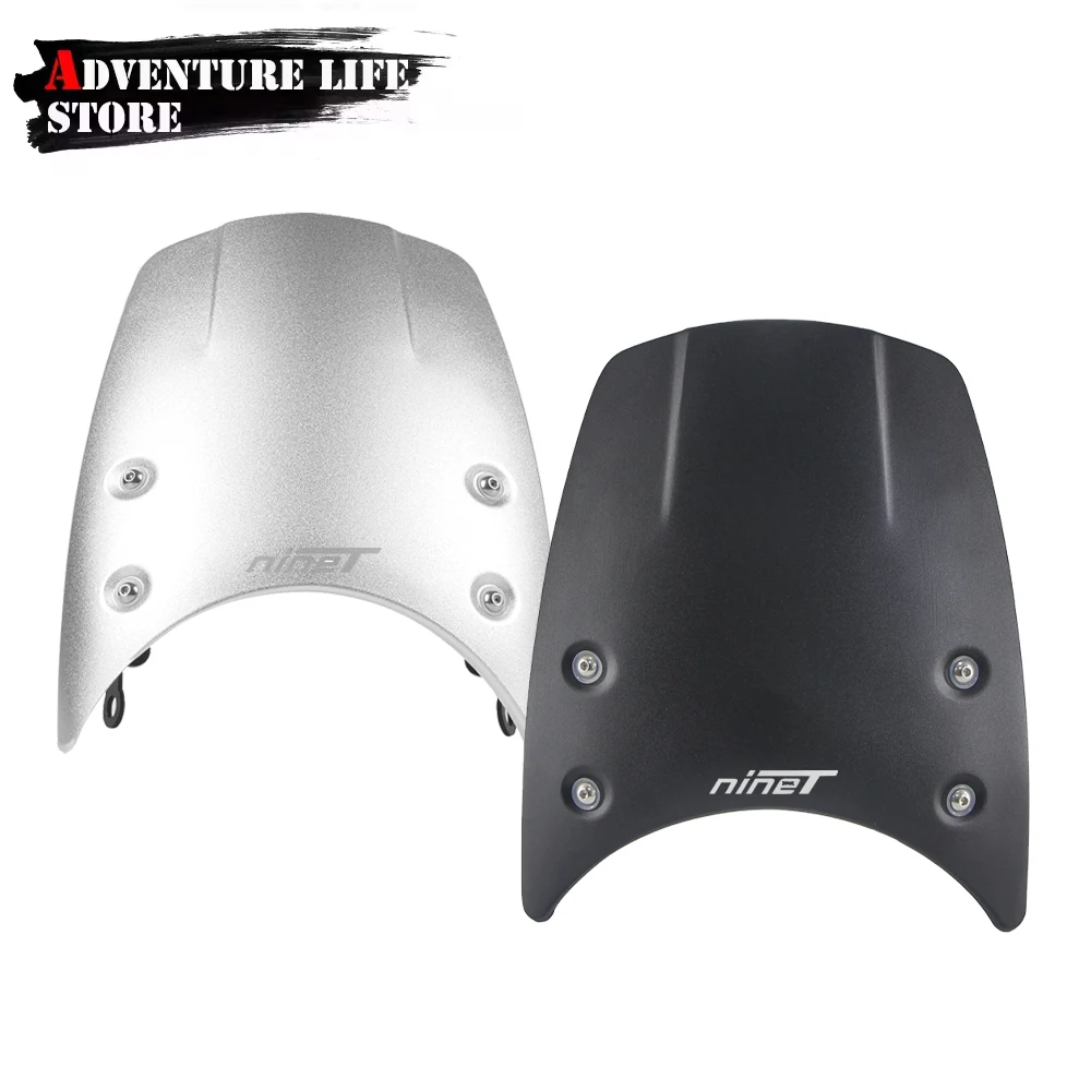 Motorcycle Aluminum Windscreen Windshield Wind Shield Screen Protector Parts For BMW R NINE T RNINET R9T Scrambler R 9 T 2022