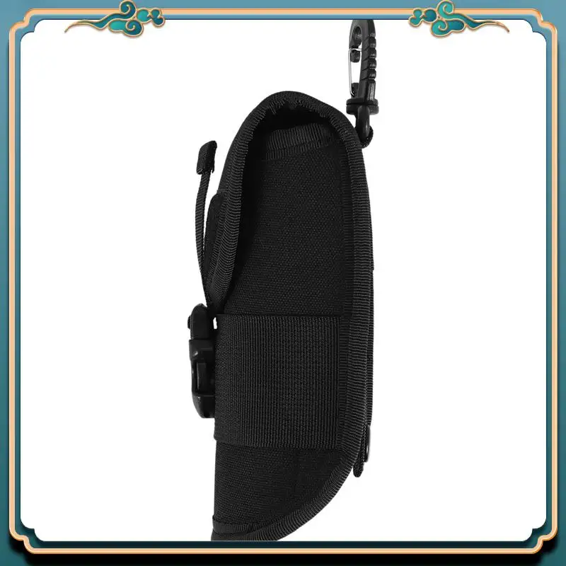 Picture 5: Latest 3X Glasses Pouch Portable Sunglasses Case Goggle Storage Protection Bag Nylon Waterproof Flashlight Pouch,Black