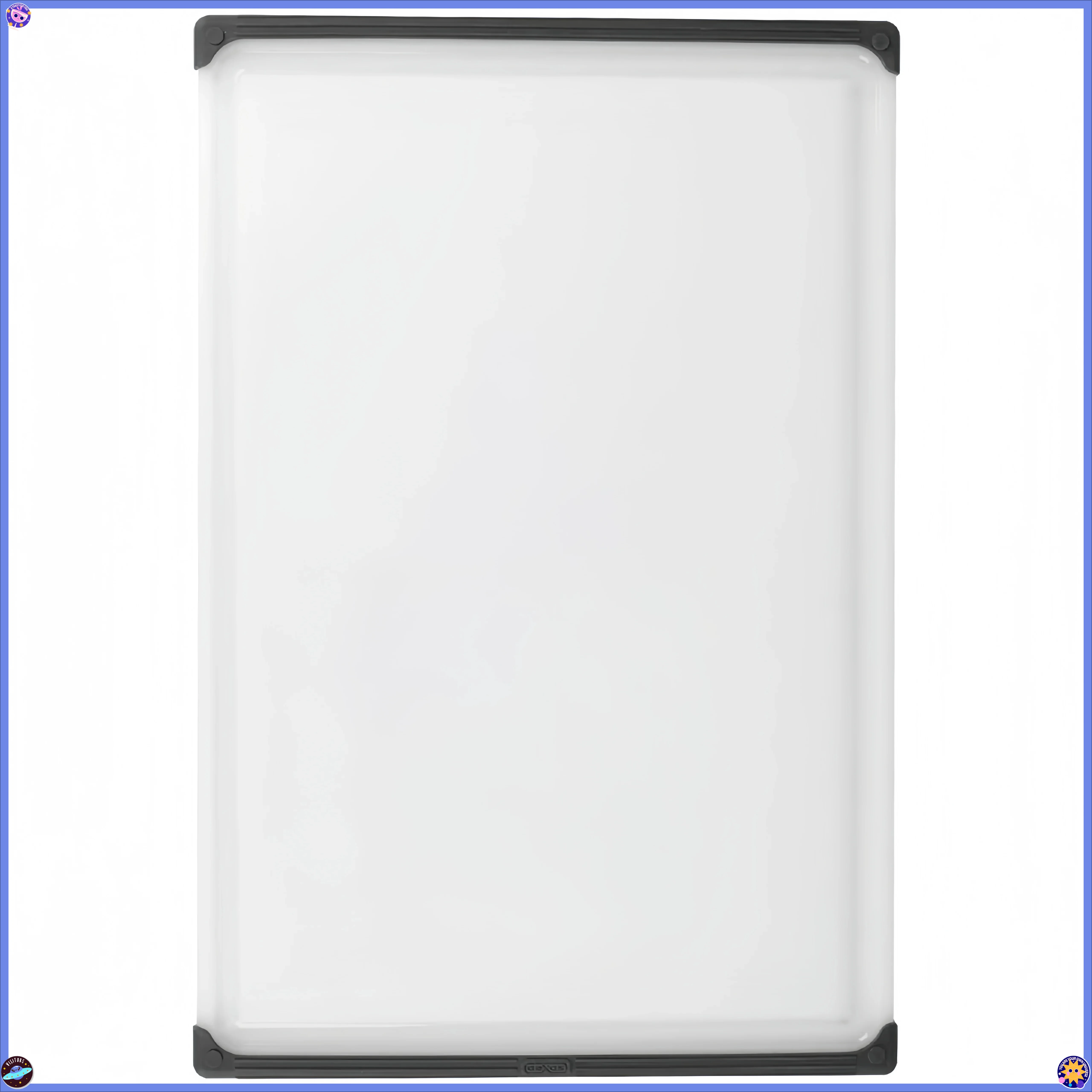 

Нескользящая разделочная доска 12x18 дюймов, натуральная и серая основа для захвата, надежная разделочная и можно мыть в посудомоечной машине