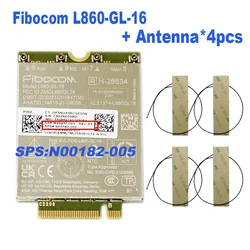 WDXUN For Fibocom L860-GL-16 LTE CAT16 module for 4G 5G module L860-GL M52040-005 4G modem NGFF m2 4antenna