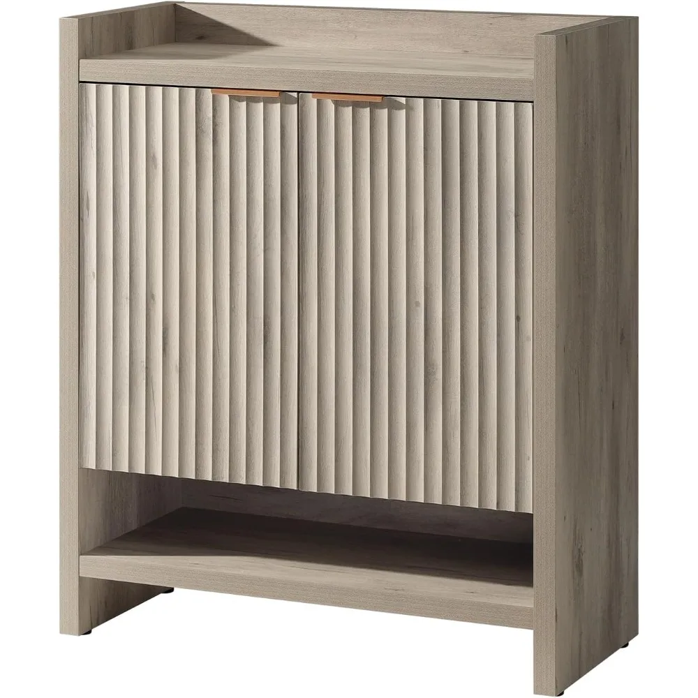 41 Inch Tall 2-Door Shoe Cabinet with Adjustable Shelves for Entryway Storage