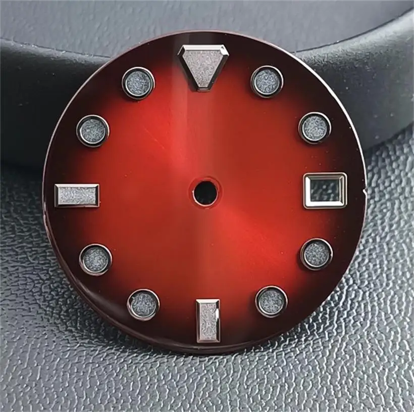 Accesorios de esfera de calendario único para reloj de 28,5mm, adecuados para accesorios de reloj de movimiento mecánico NH35 NH36