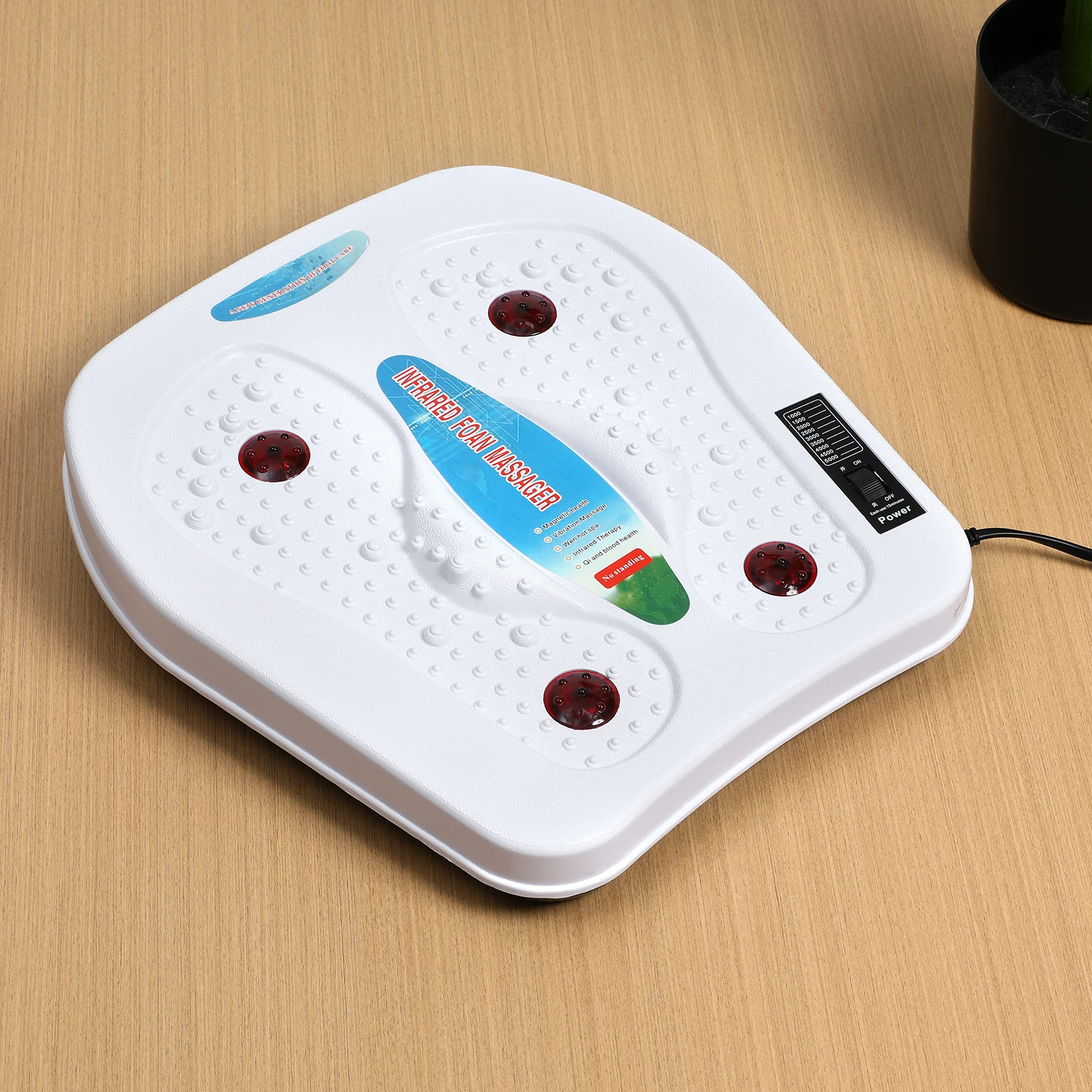 

Relieve Fatigue Heated Foot Massager Electric Feet Massager Machine Comfortable Foot Care Tool One Button Operation Uk Plug Safe