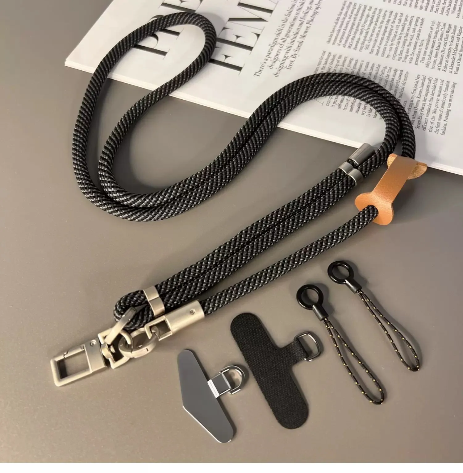 Adjustable High-End Crossbody Phone Lanyard