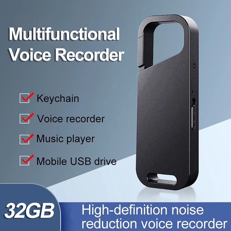 

Мини-рекордер, брелок, диктофон, скрытый диктофон, устройство, звуковой брелок, цифровой маленький голосовой диктофон, Mp3-плеер, 4-64 ГБ